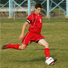 soccer kick kid